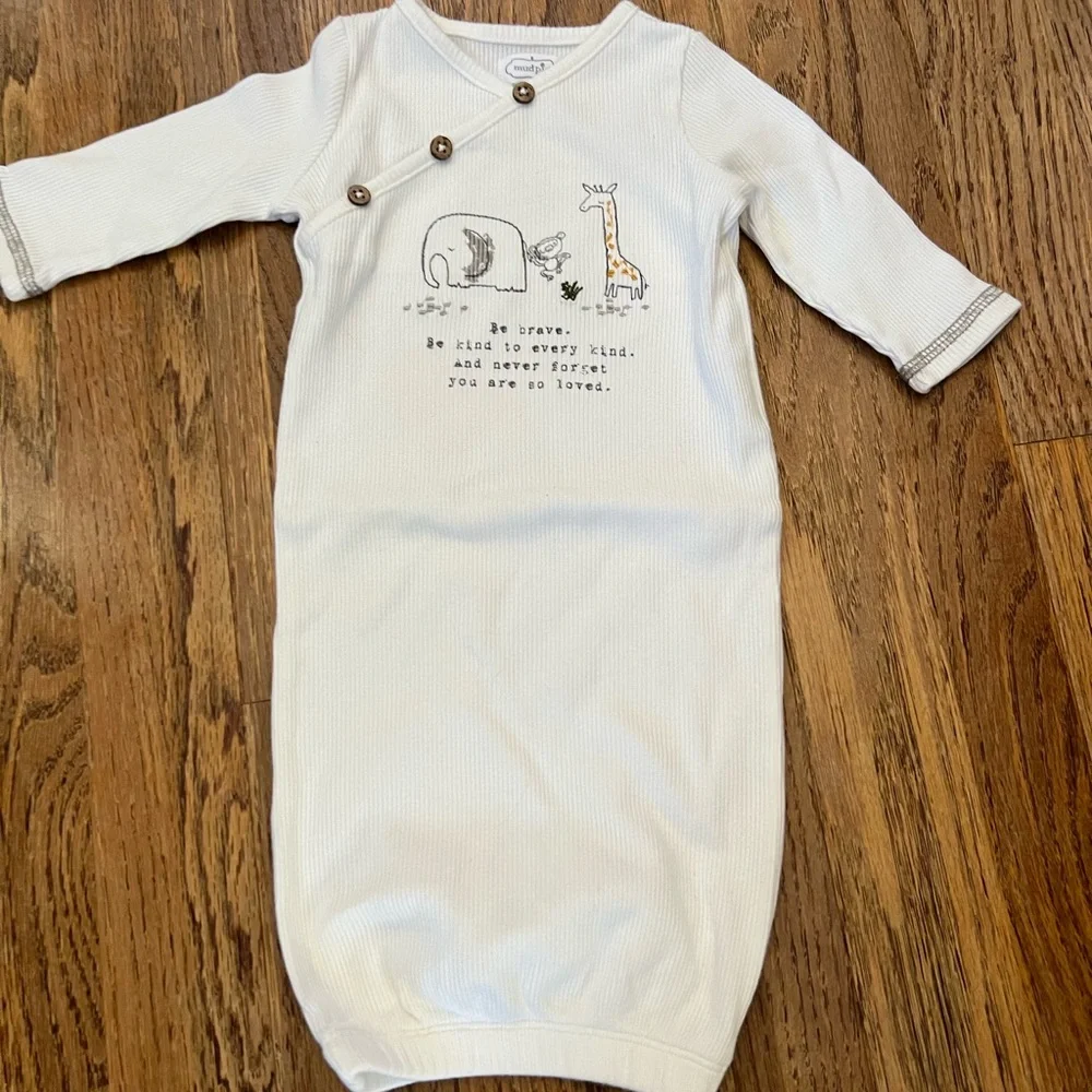 Mud Pie Baby Gown, 0-3 months